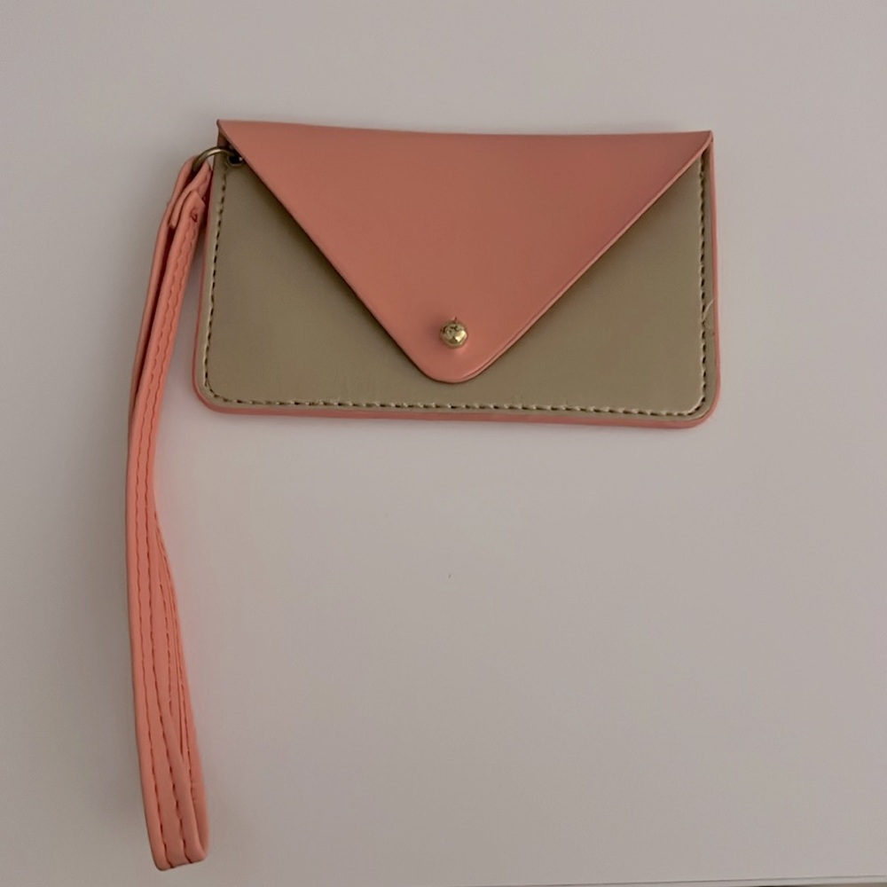 Minor History Pink and Gold Card Holder